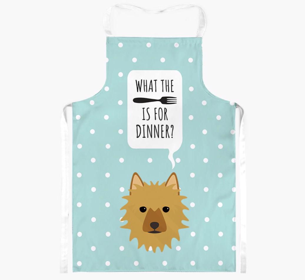 What's for Dinner: Personalized {breedFullName} Apron