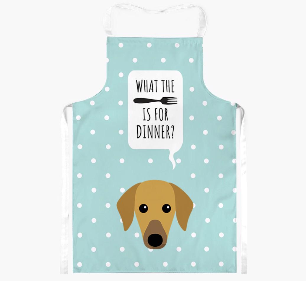 What's for Dinner: Personalized {breedFullName} Apron