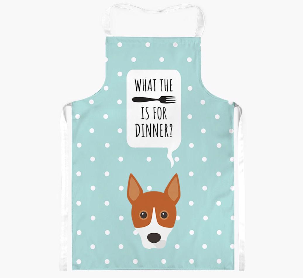 What's for Dinner: Personalized {breedFullName} Apron