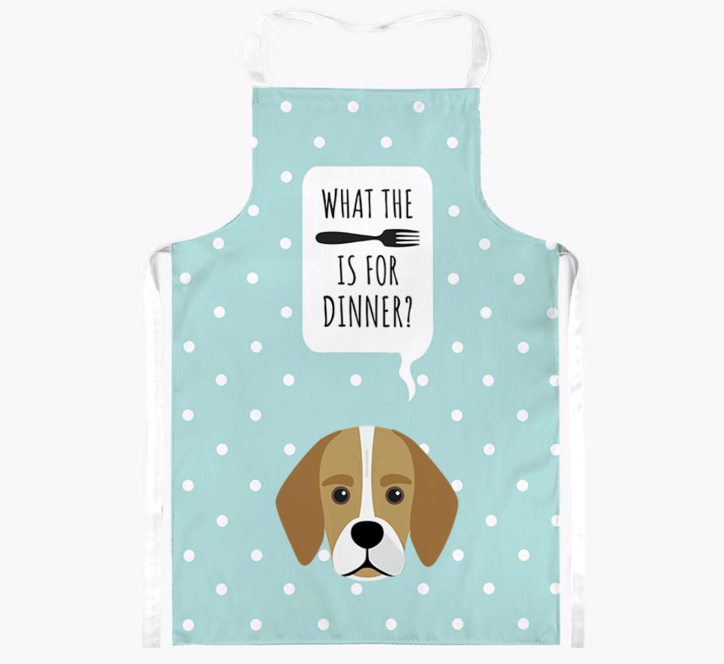 What's for Dinner: Personalized {breedFullName} Apron