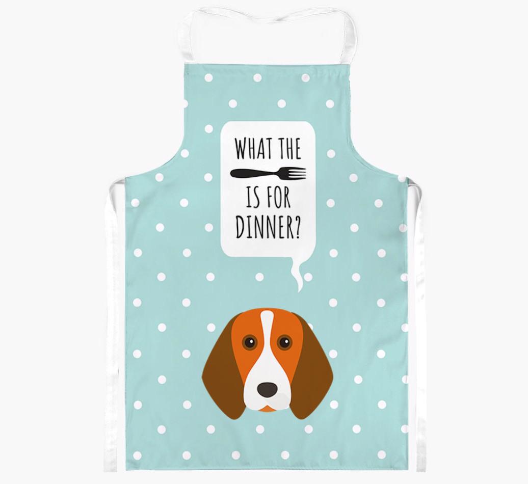 What's for Dinner: Personalized {breedFullName} Apron