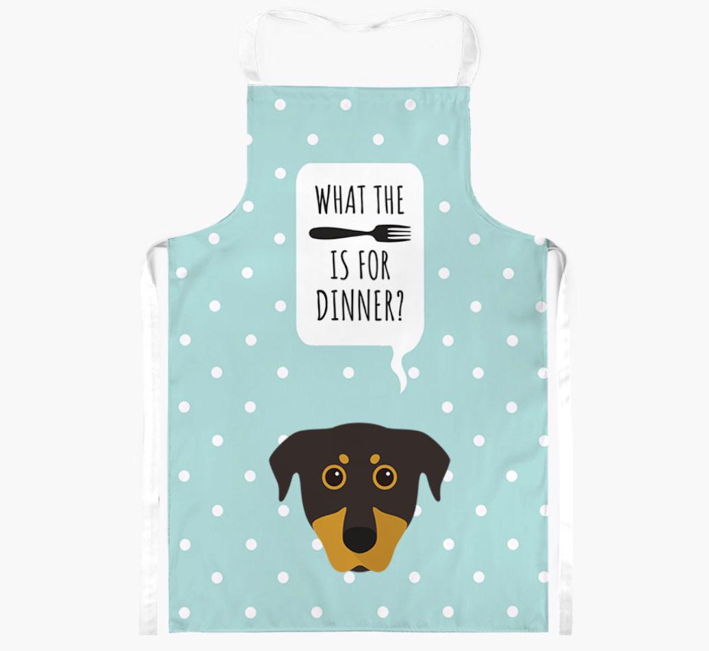 What's for Dinner: Personalized {breedFullName} Apron