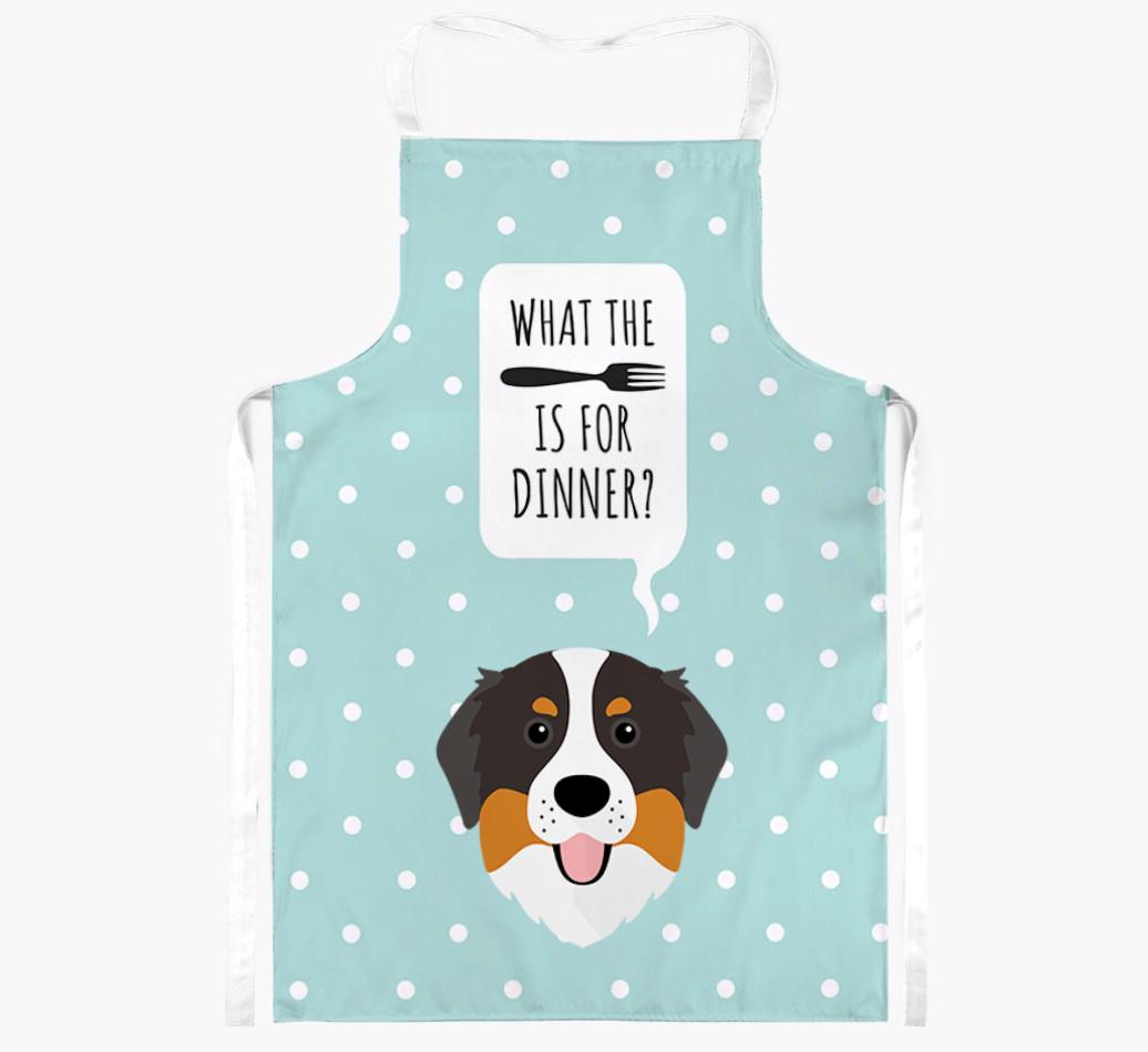 What's for Dinner: Personalized {breedFullName} Apron