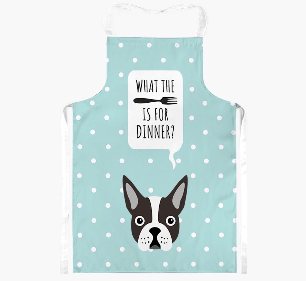 What's for Dinner: Personalized {breedFullName} Apron