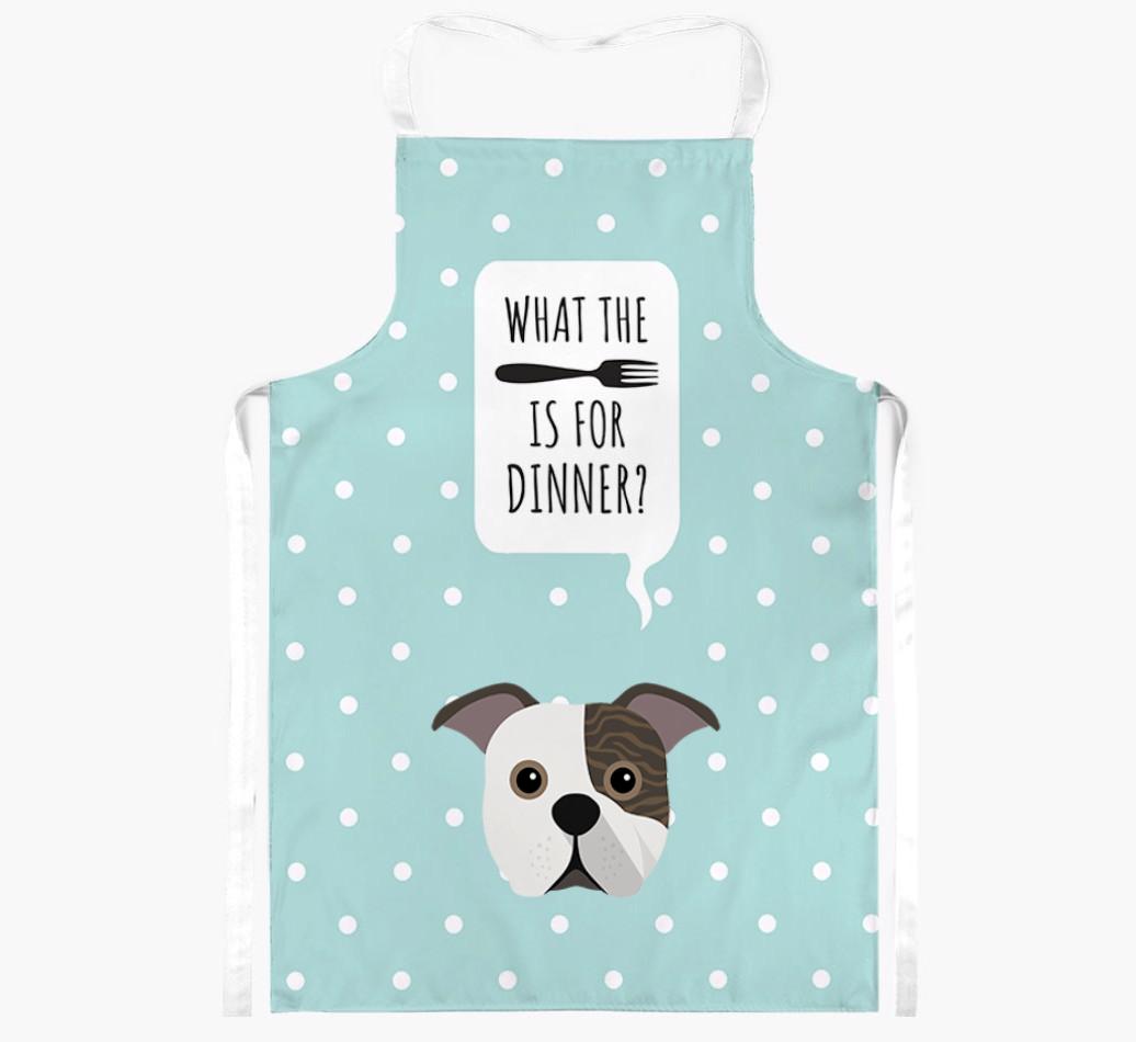 What's for Dinner: Personalized {breedFullName} Apron