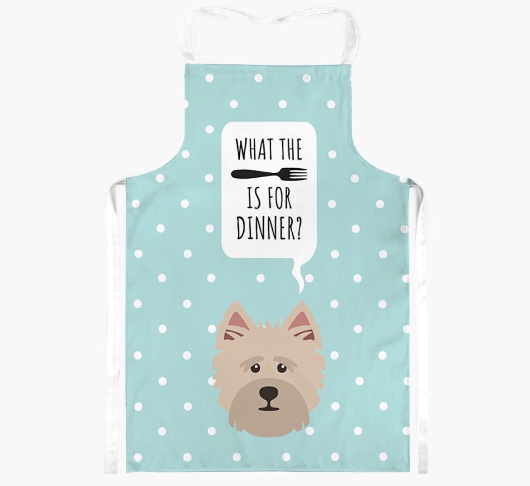 What's for Dinner: Personalized {breedFullName} Apron