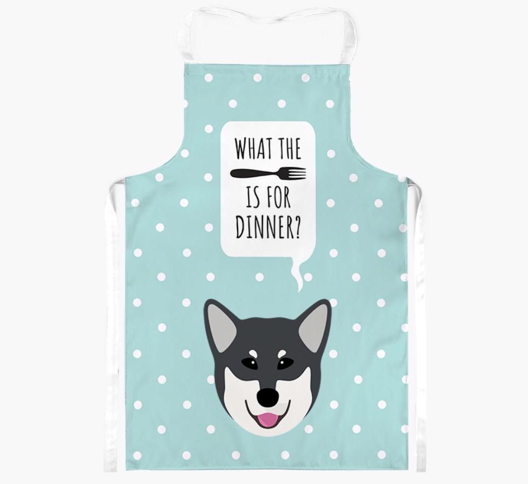 What's for Dinner: Personalized {breedFullName} Apron