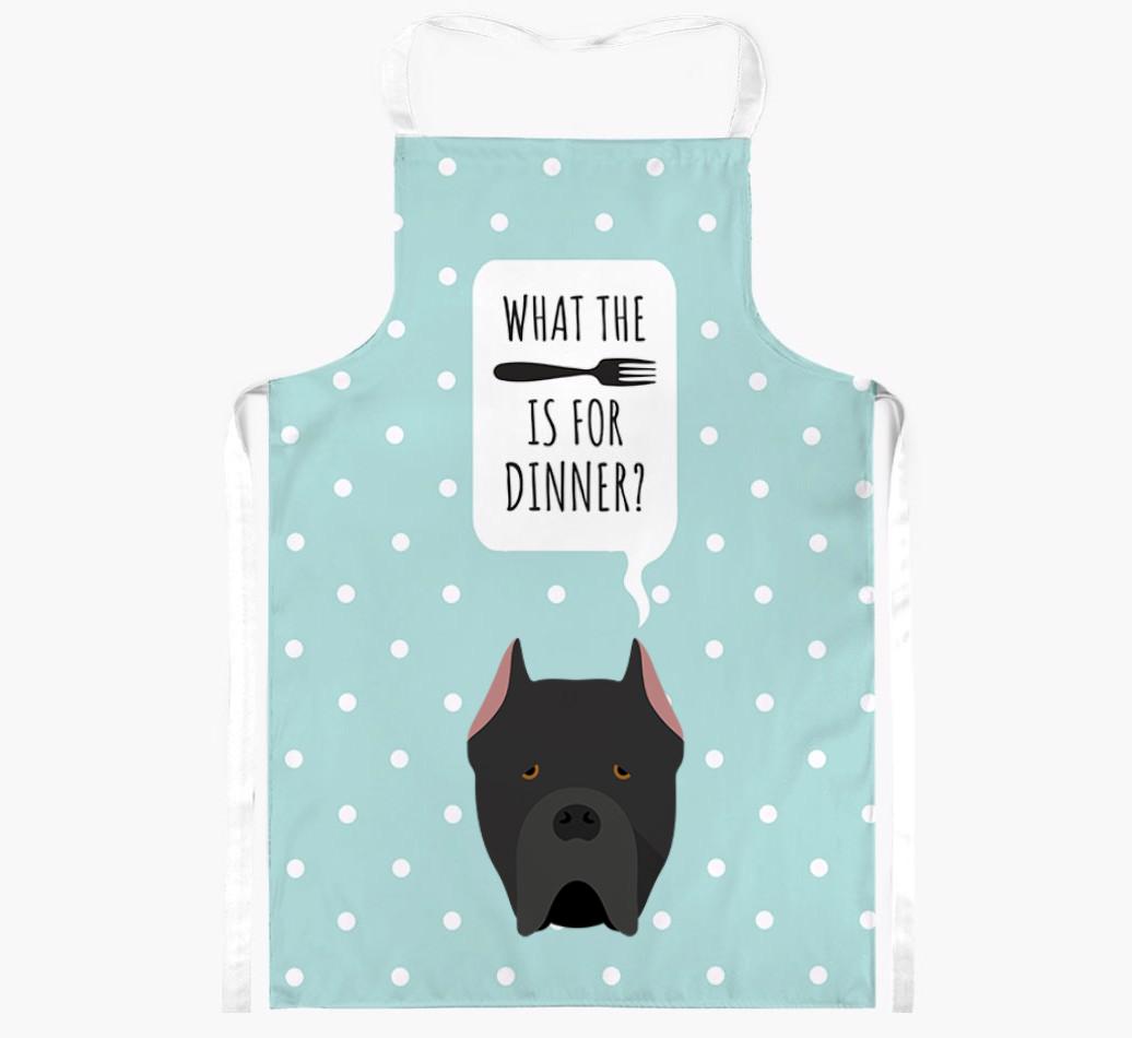 What's for Dinner: Personalized {breedFullName} Apron