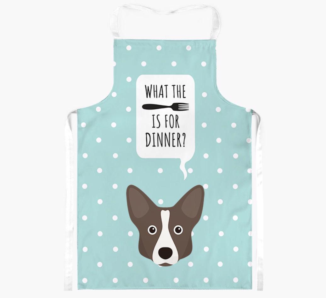 What's for Dinner: Personalized {breedFullName} Apron