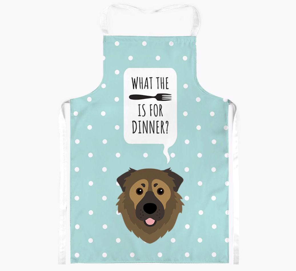 What's for Dinner: Personalized {breedFullName} Apron