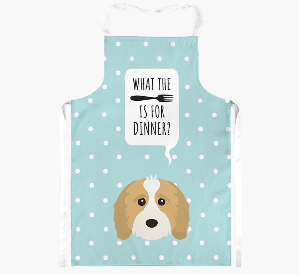 What's for Dinner: Personalized {breedFullName} Apron