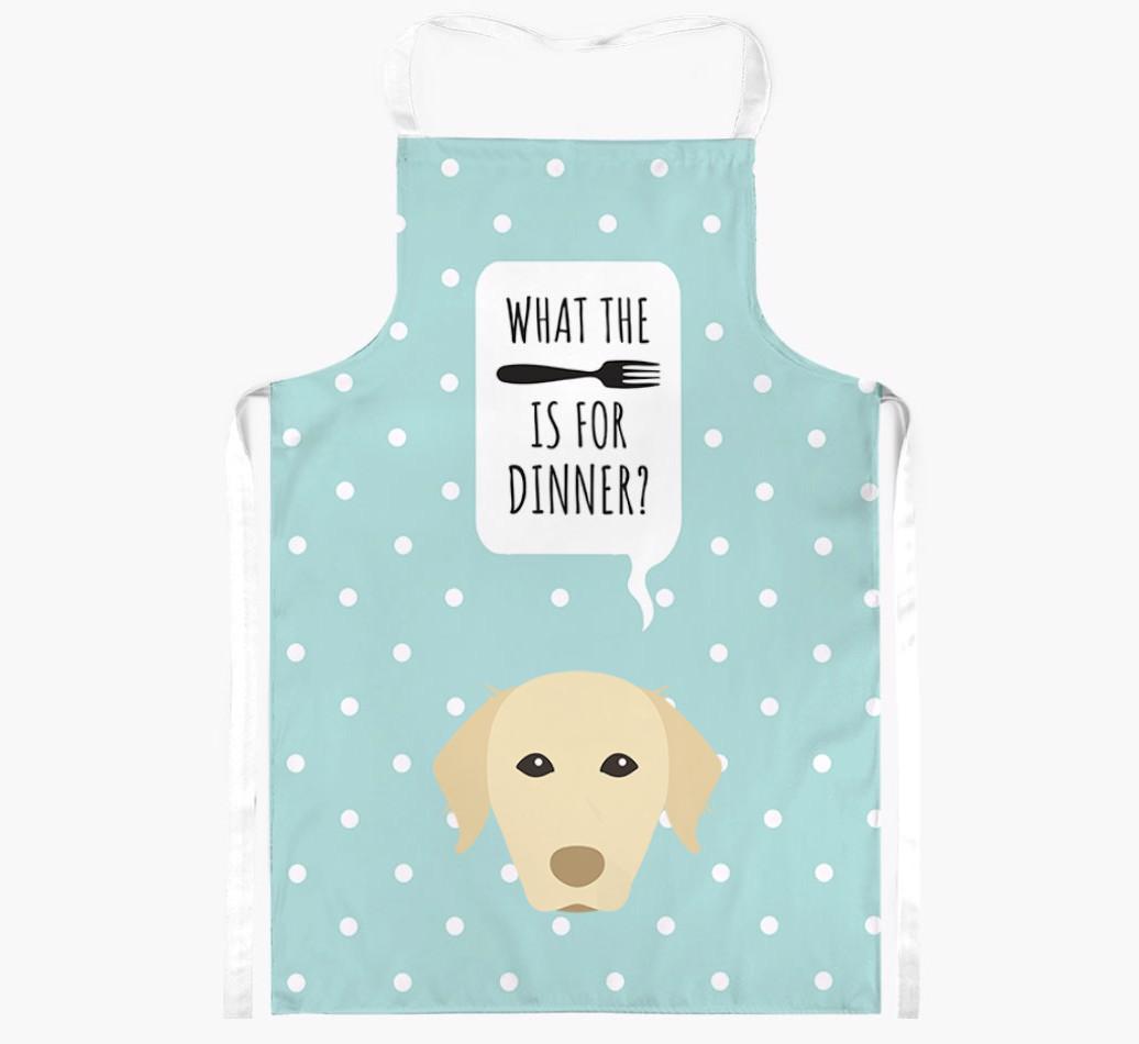 What's for Dinner: Personalized {breedFullName} Apron