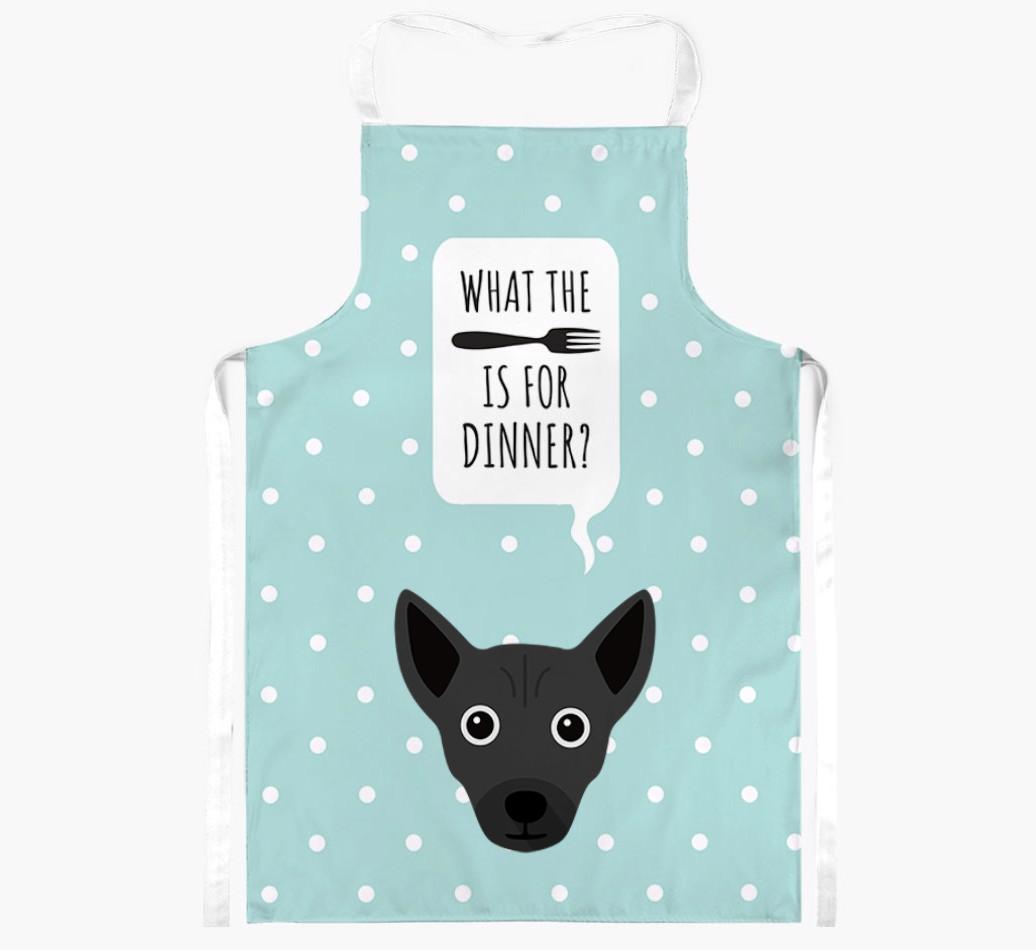 What's for Dinner: Personalized {breedFullName} Apron