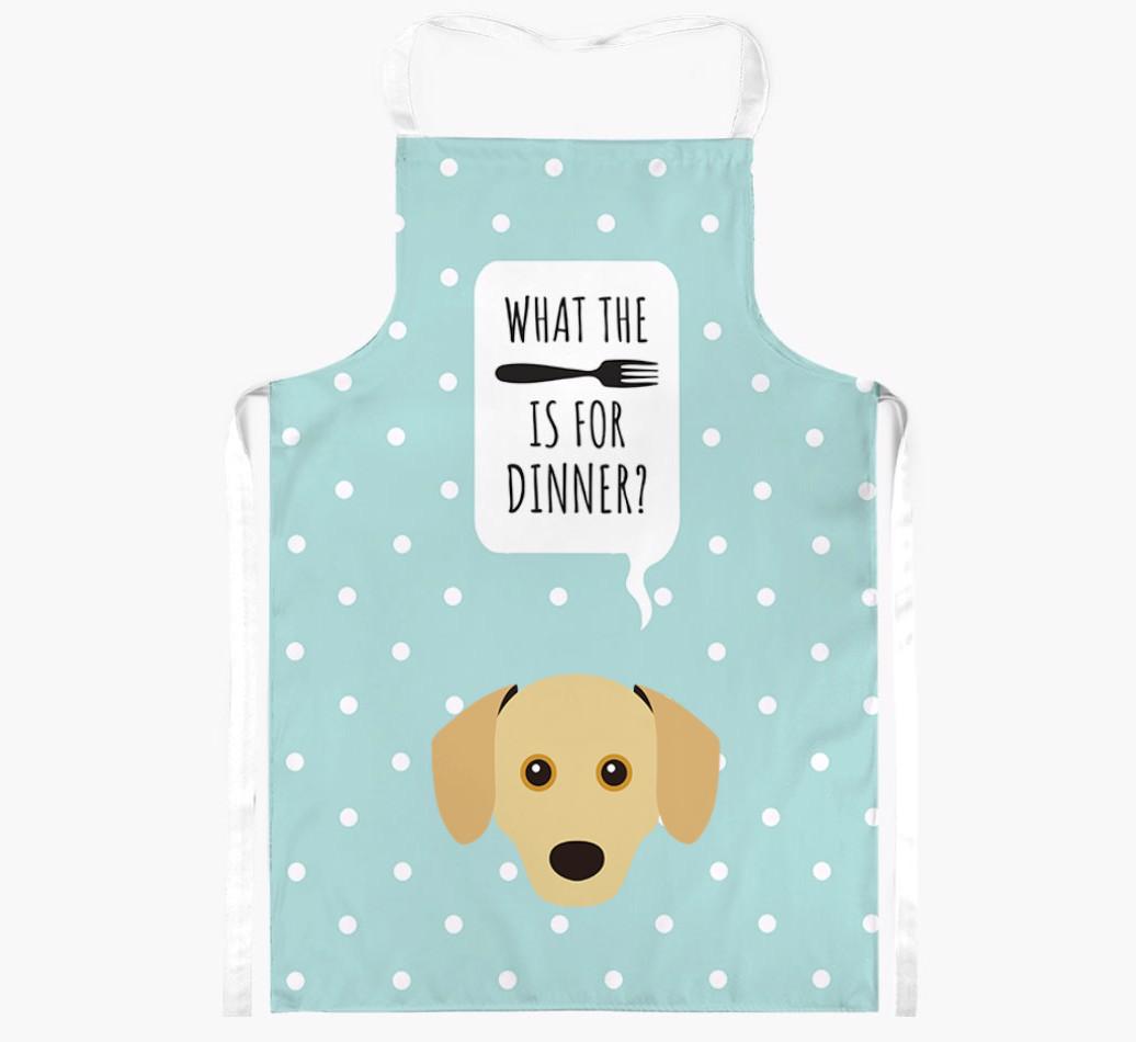 What's for Dinner: Personalized {breedFullName} Apron