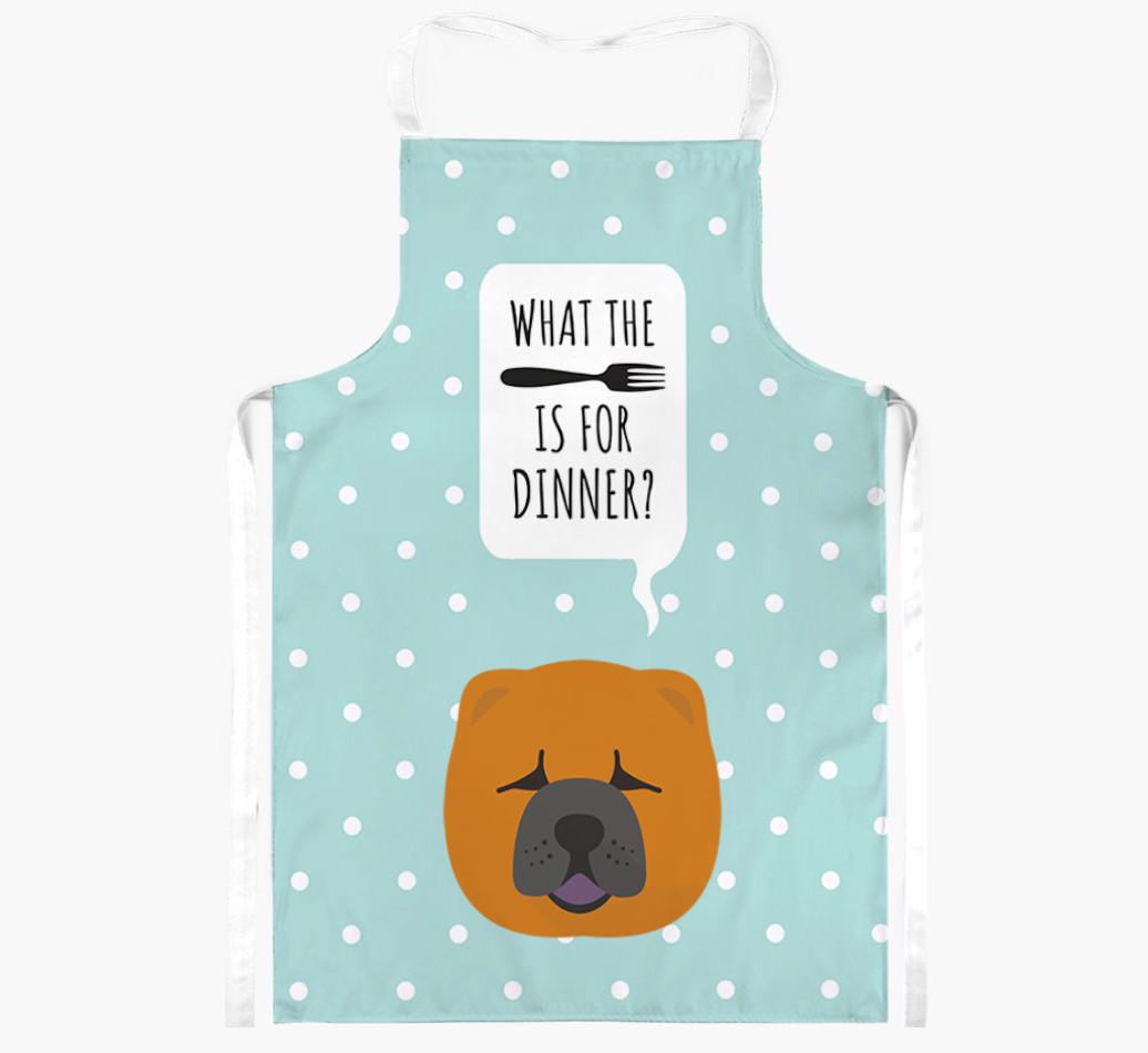 What's for Dinner: Personalized {breedFullName} Apron
