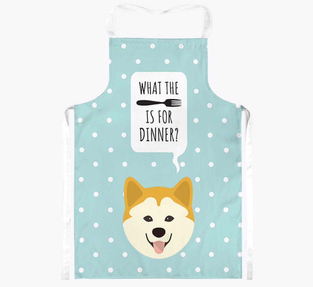 What's for Dinner: Personalized {breedFullName} Apron