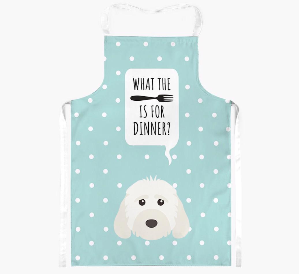 What's for Dinner: Personalized {breedFullName} Apron