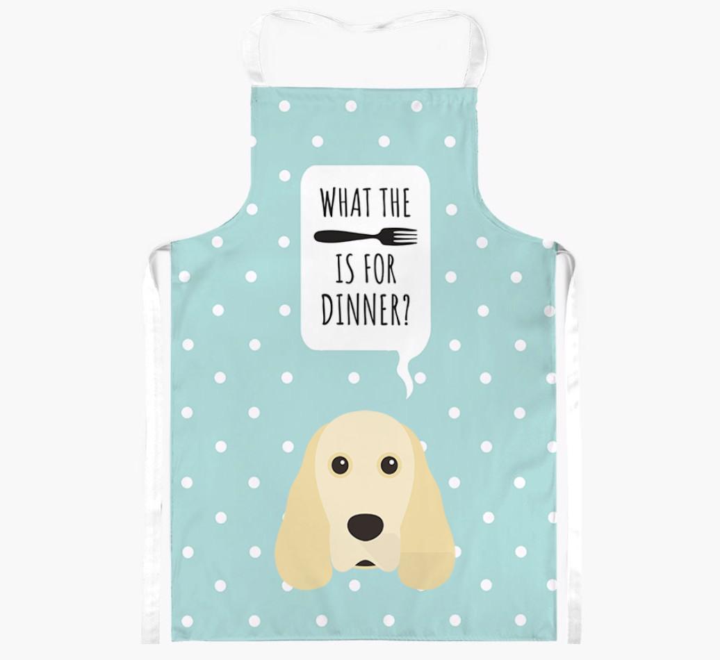 What's for Dinner: Personalized {breedFullName} Apron