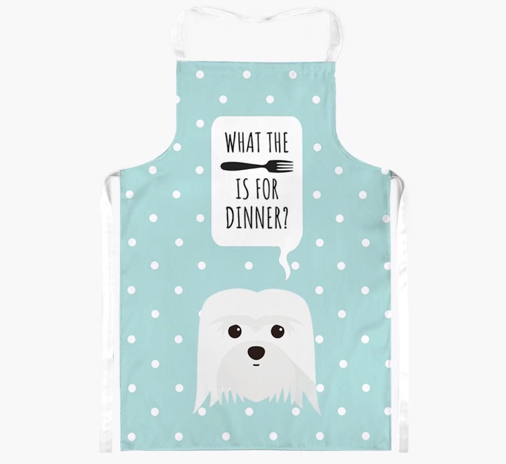 What's for Dinner: Personalized {breedFullName} Apron