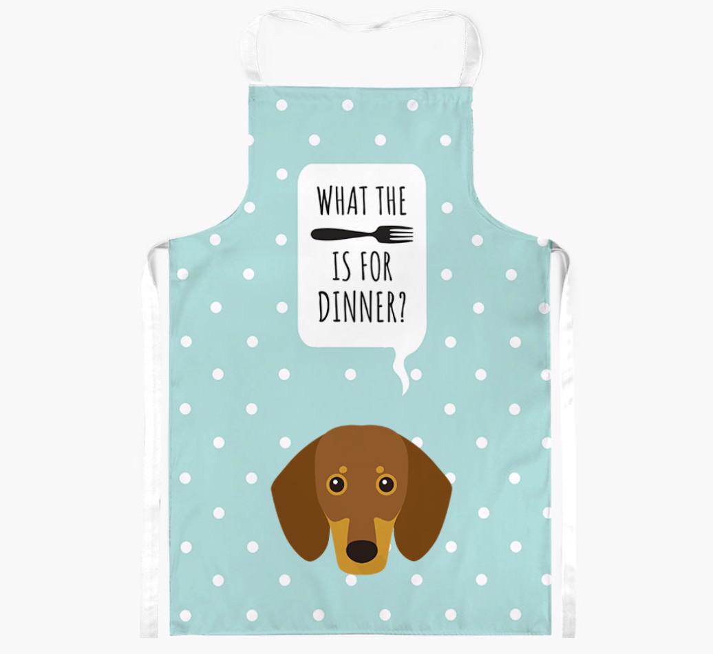 What's for Dinner: Personalized {breedFullName} Apron