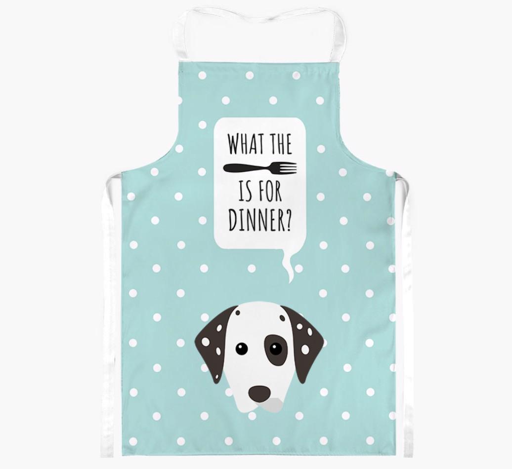 What's for Dinner: Personalized {breedFullName} Apron
