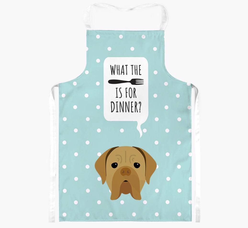 What's for Dinner: Personalized {breedFullName} Apron