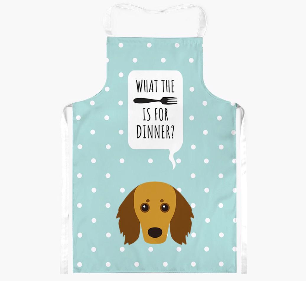 What's for Dinner: Personalized {breedFullName} Apron