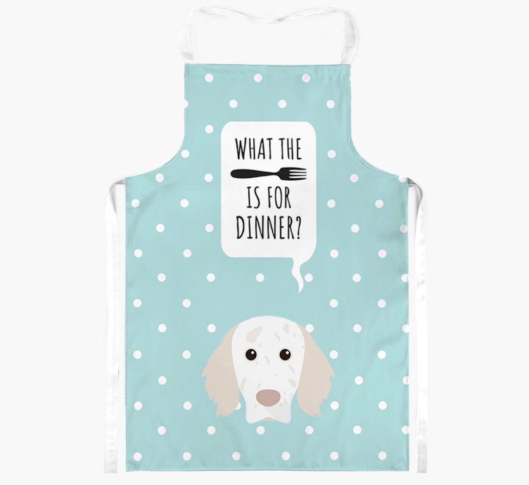 What's for Dinner: Personalized {breedFullName} Apron