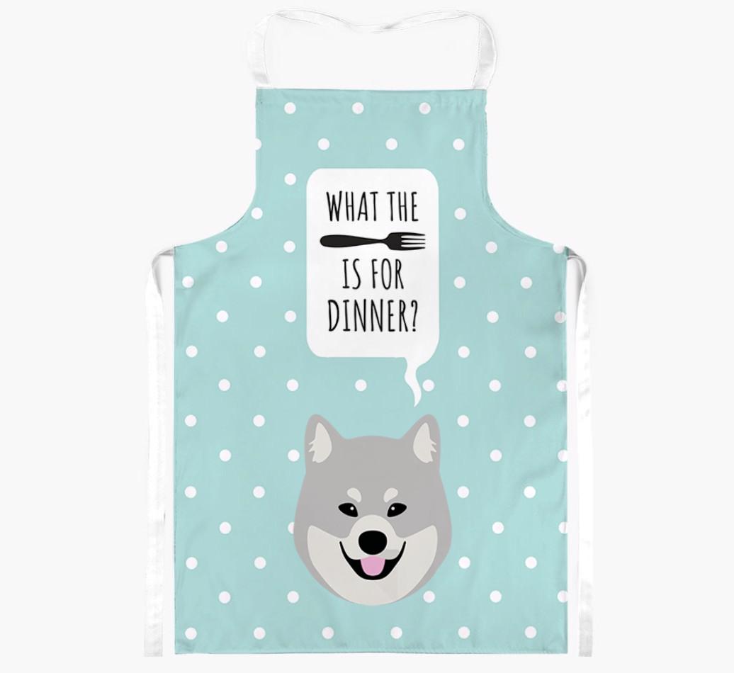 What's for Dinner: Personalized {breedFullName} Apron