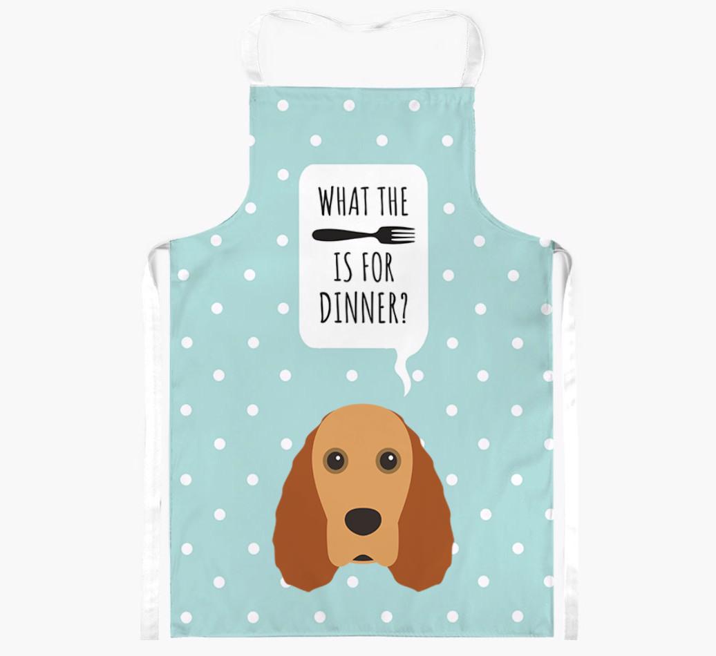 What's for Dinner: Personalized {breedFullName} Apron