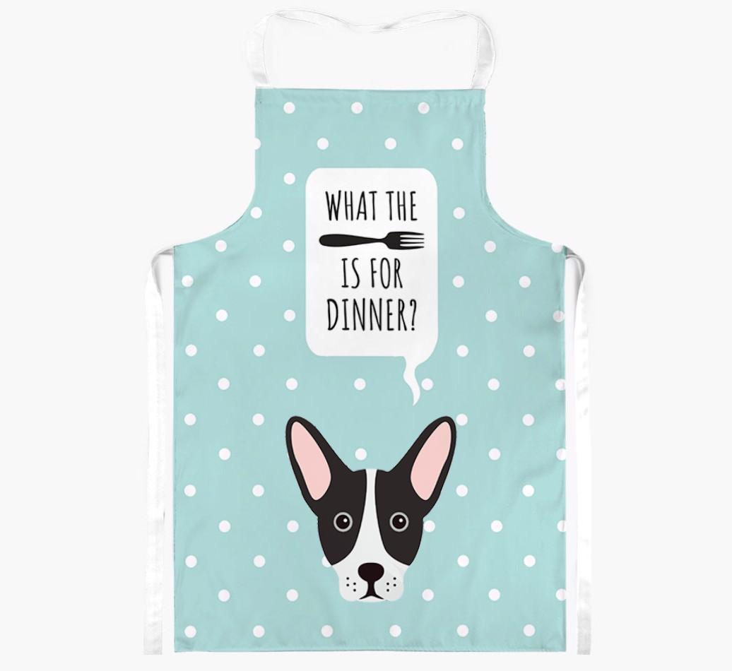 What's for Dinner: Personalized {breedFullName} Apron
