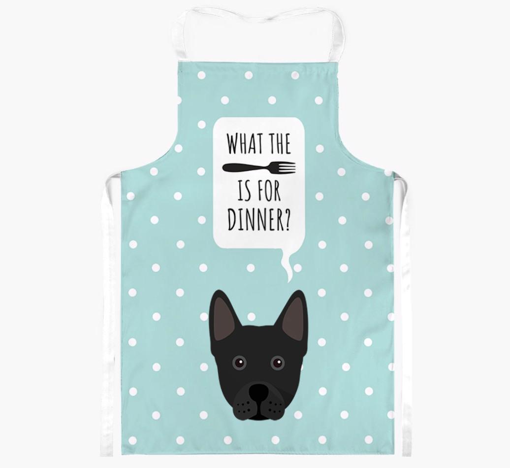 What's for Dinner: Personalized {breedFullName} Apron