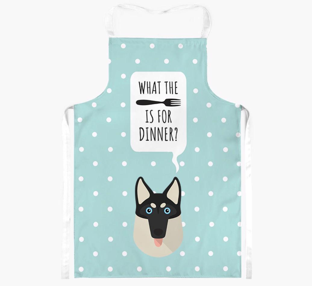 What's for Dinner: Personalized {breedFullName} Apron