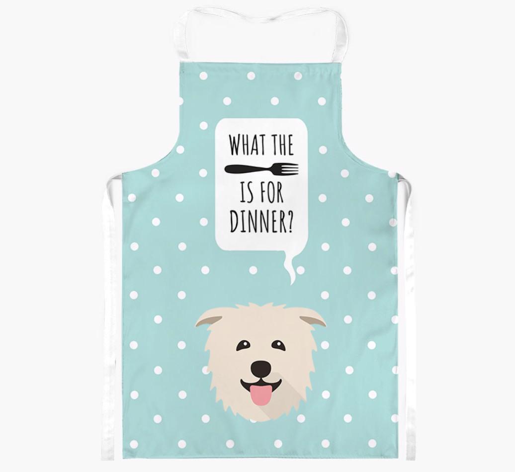 What's for Dinner: Personalized {breedFullName} Apron