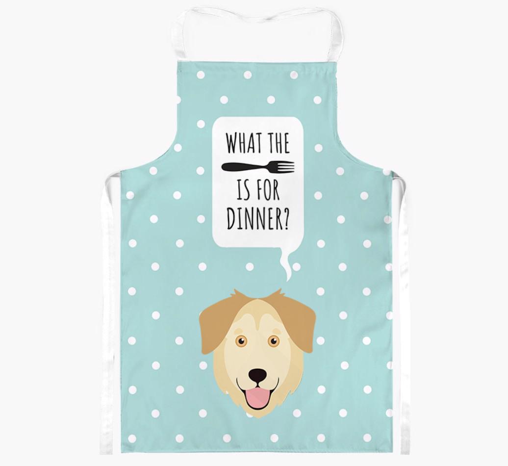 What's for Dinner: Personalized {breedFullName} Apron
