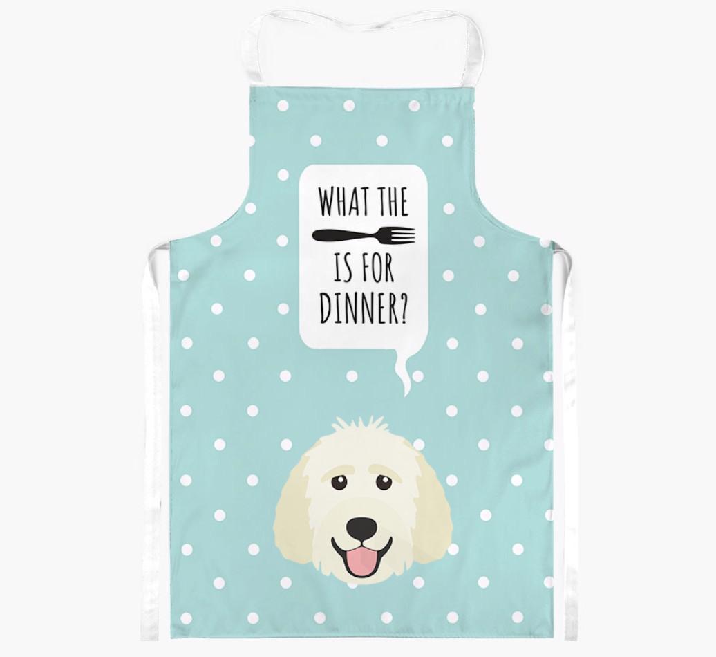 What's for Dinner: Personalized {breedFullName} Apron