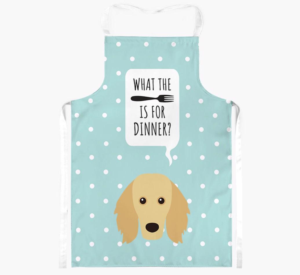 What's for Dinner: Personalized {breedFullName} Apron