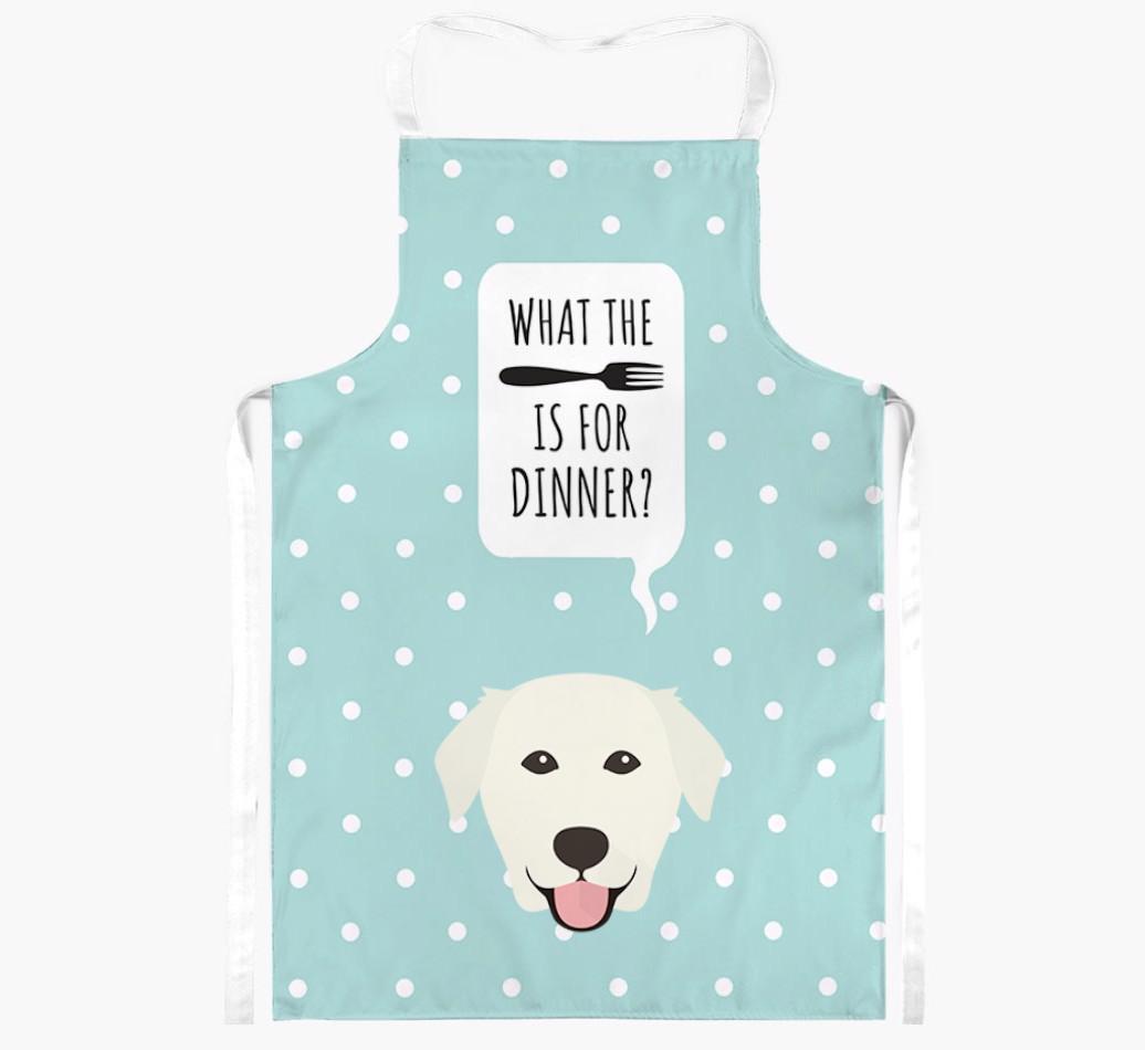 What's for Dinner: Personalized {breedFullName} Apron