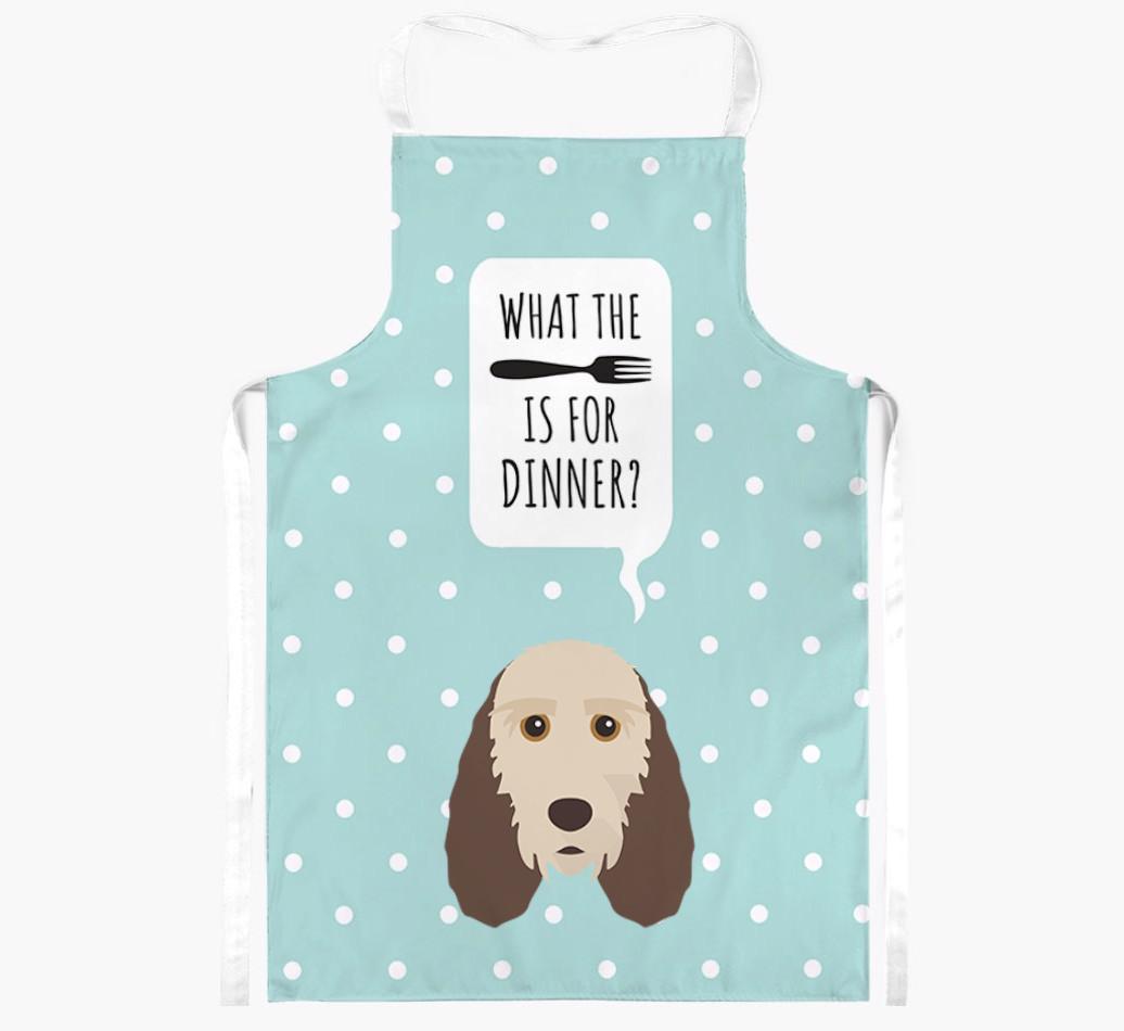 What's for Dinner: Personalized {breedFullName} Apron