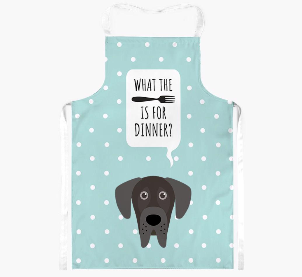 What's for Dinner: Personalized {breedFullName} Apron