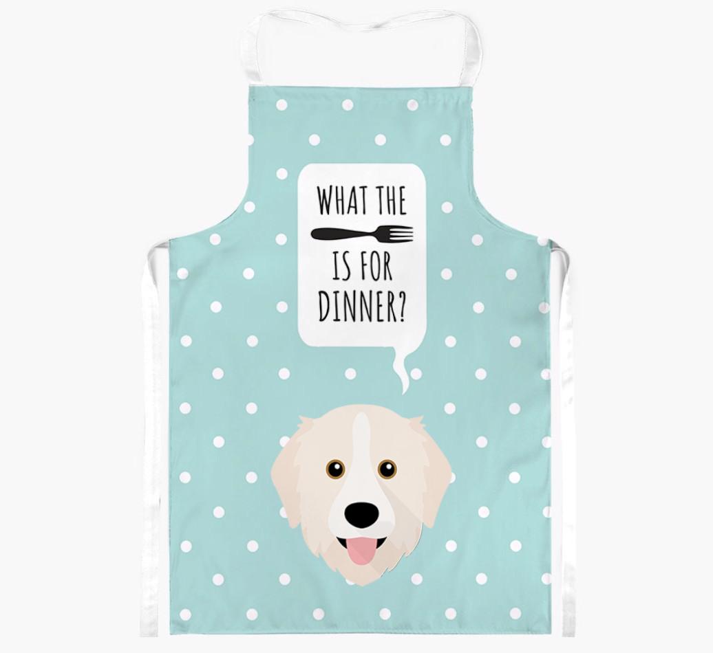 What's for Dinner: Personalized {breedFullName} Apron