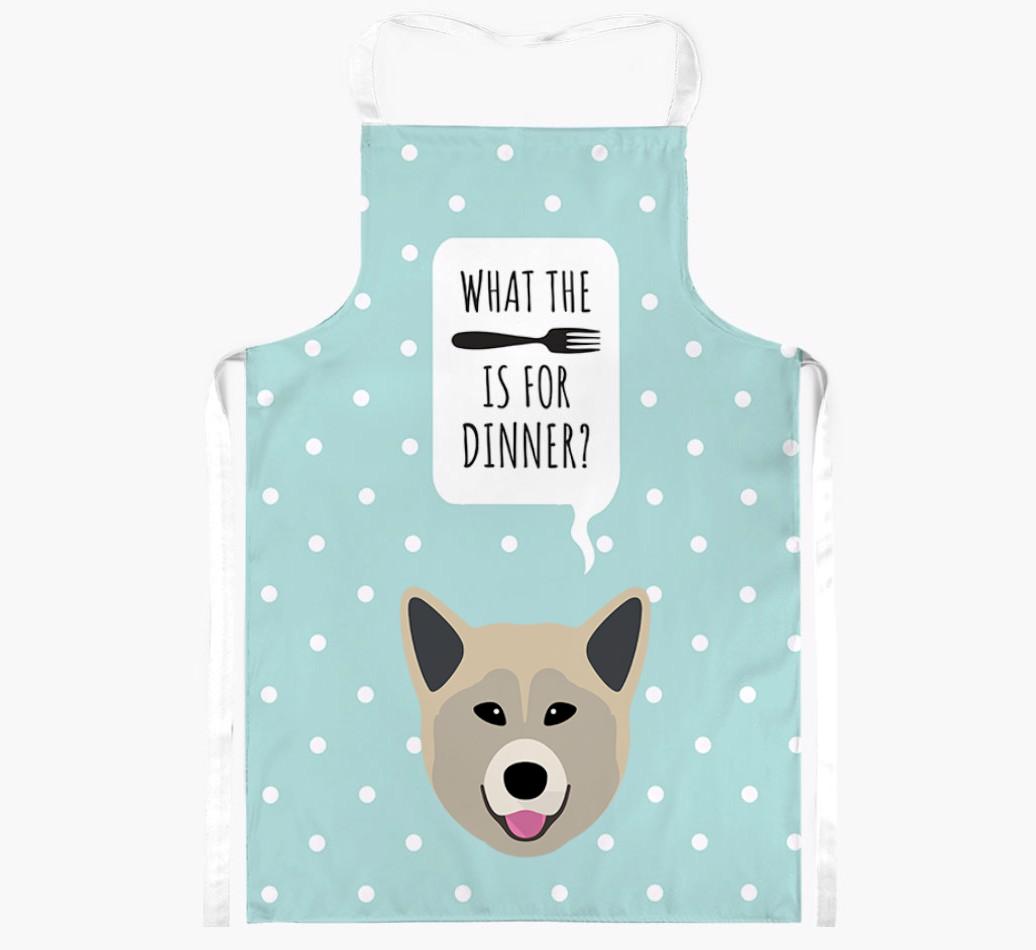 What's for Dinner: Personalized {breedFullName} Apron