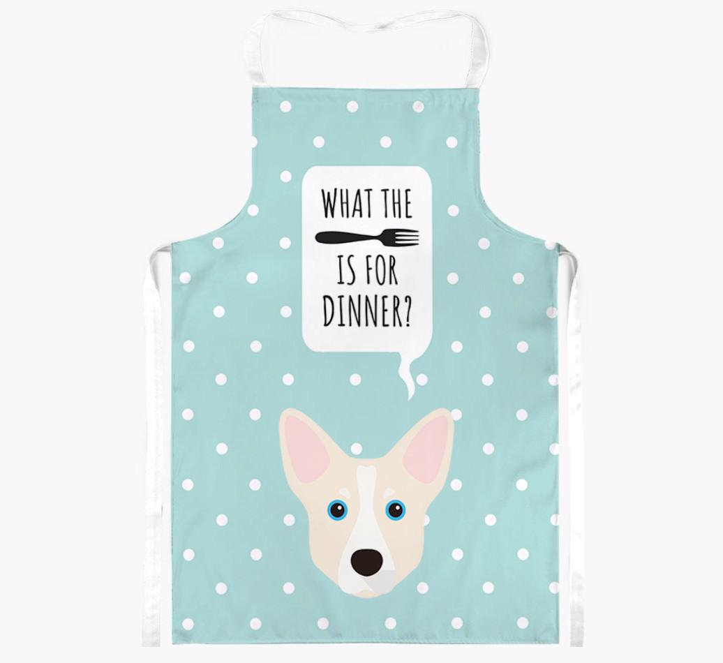 What's for Dinner: Personalized {breedFullName} Apron