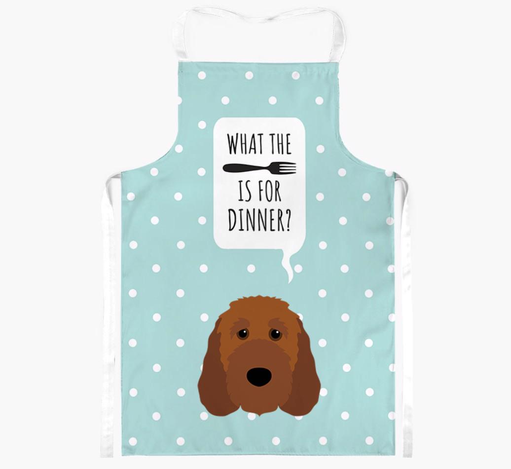 What's for Dinner: Personalized {breedFullName} Apron