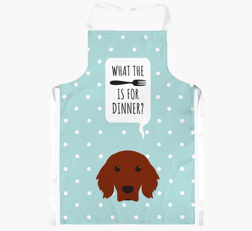 What's for Dinner: Personalized {breedFullName} Apron