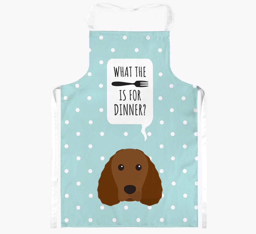 What's for Dinner: Personalized {breedFullName} Apron