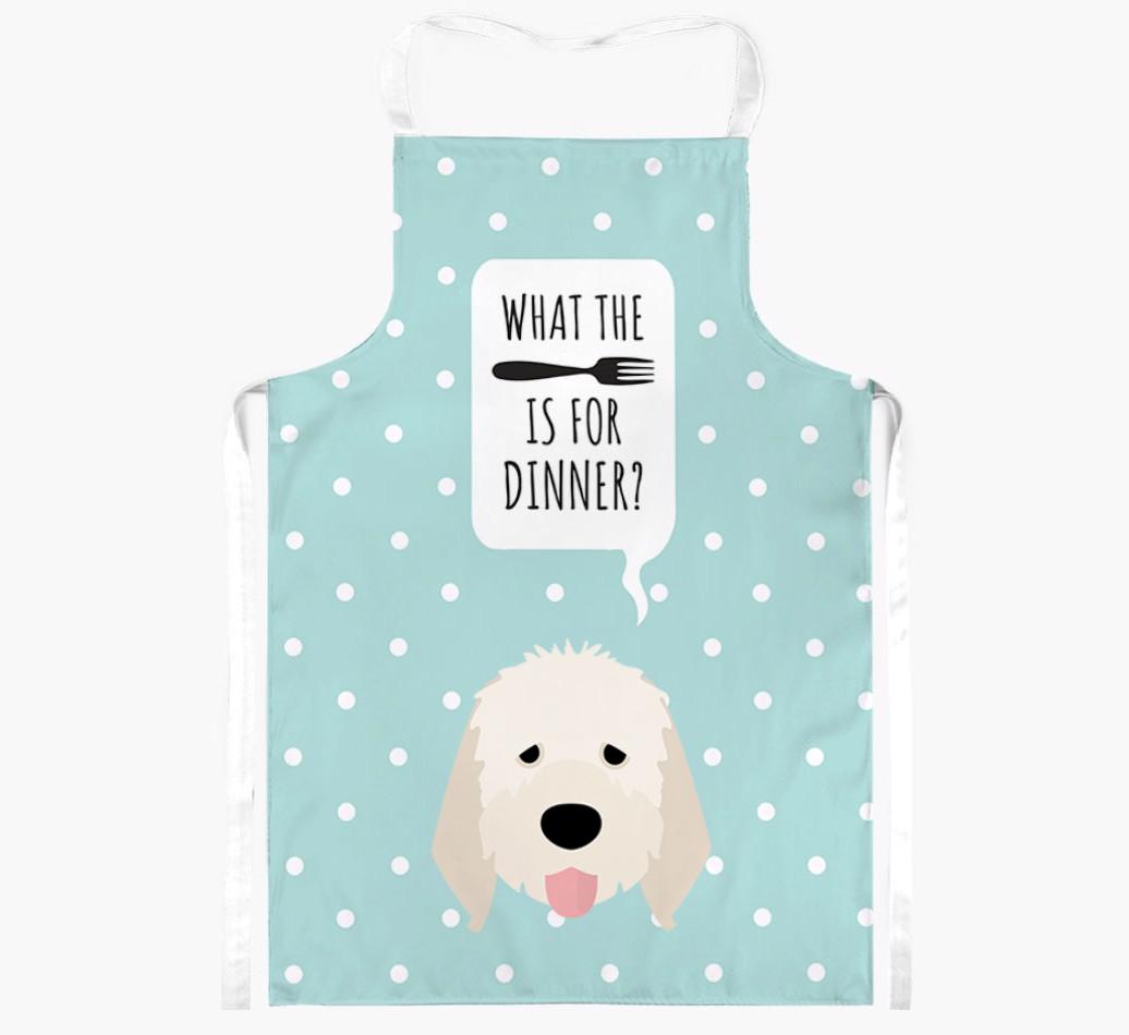 What's for Dinner: Personalized {breedFullName} Apron