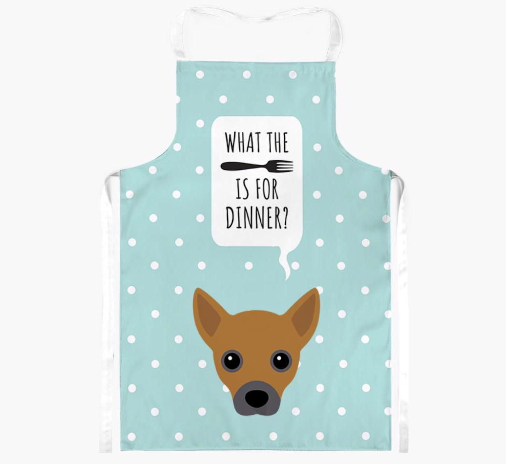 What's for Dinner: Personalized {breedFullName} Apron