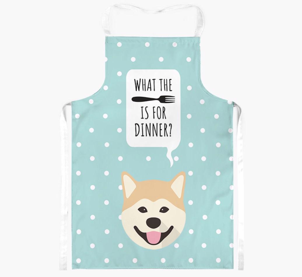 What's for Dinner: Personalized {breedFullName} Apron