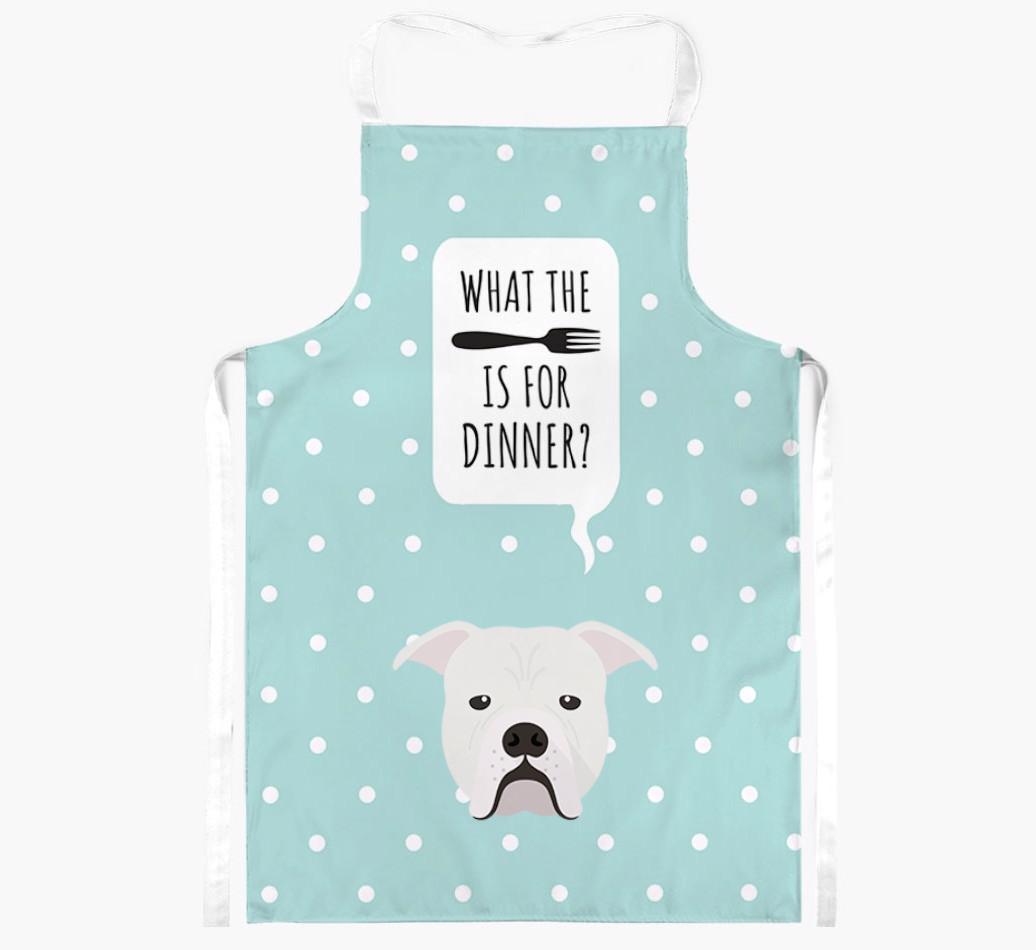 What's for Dinner: Personalized {breedFullName} Apron